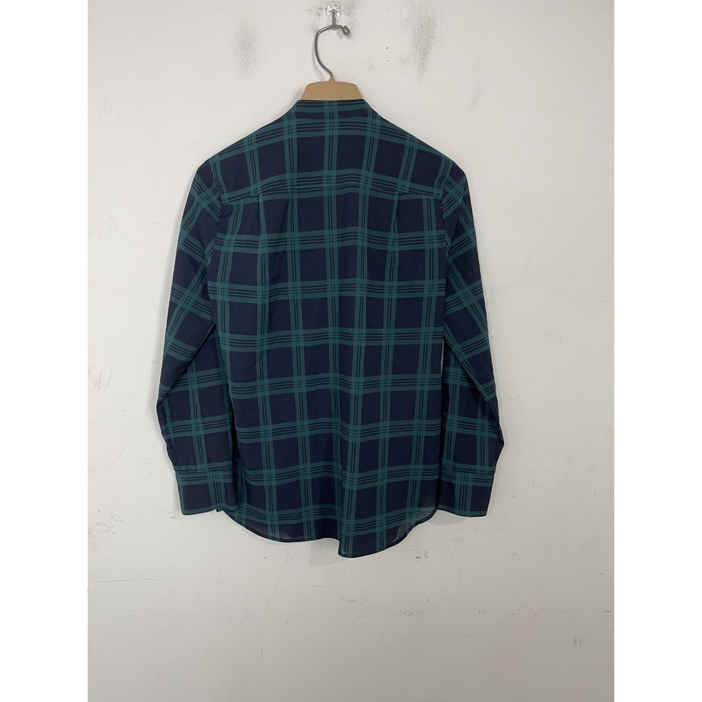 J.Crew Womens XS Navy Green Plaid Button Down Long Sleeve Shirt Top